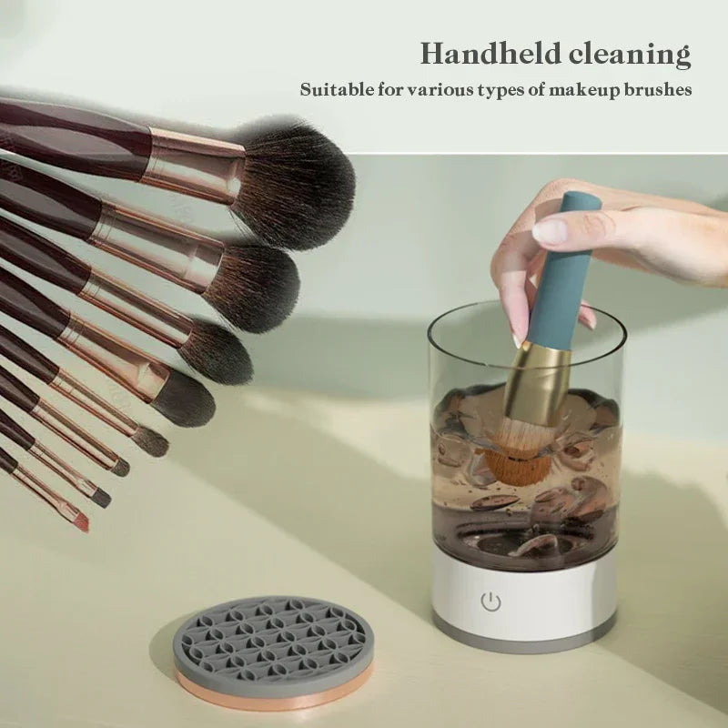 Nettoyeur brosse maquillage électrique USB rechargeable