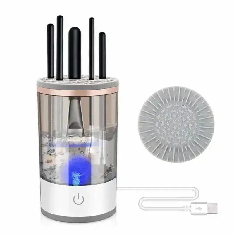 Nettoyeur brosse maquillage électrique USB rechargeable