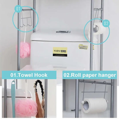 organisateur de salle de bain à 3 rangés